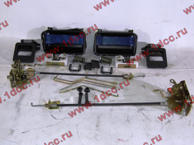 Ремкомплект замков на две двери (ручки внут. и нар., тросик, тяги, ключи) H HOWO (ХОВО) WG1642341001 фото 1 Волжский