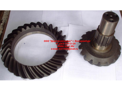 Коническая пара среднего редуктора (28х17, i-5.73, короткий хвостик) H HOWO (ХОВО) AZ9004320251 фото 1 Волжский
